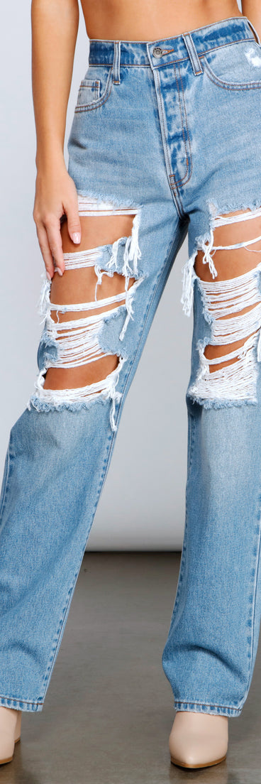So Extra High Rise Destructed Boyfriend Jeans for 2023 festival outfits, festival dress, outfits for raves, concert outfits, and/or club outfits