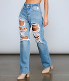 So Extra High Rise Destructed Boyfriend Jeans provides a stylish start to creating your best summer outfits of the season with on-trend details for 2023!