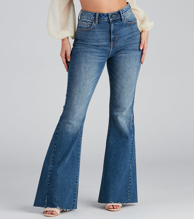 You've Got Flare High Rise Jeans for 2023 festival outfits, festival dress, outfits for raves, concert outfits, and/or club outfits