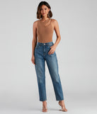 High-Rise Classic Straight-Leg Jeans for 2023 festival outfits, festival dress, outfits for raves, concert outfits, and/or club outfits