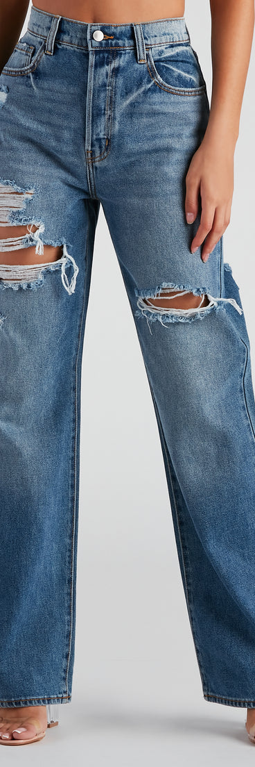 Straight Forward High Rise Boyfriend Jeans for 2023 festival outfits, festival dress, outfits for raves, concert outfits, and/or club outfits