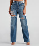 Straight Forward High Rise Boyfriend Jeans for 2023 festival outfits, festival dress, outfits for raves, concert outfits, and/or club outfits