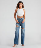 Straight Forward High Rise Boyfriend Jeans provides a stylish start to creating your best summer outfits of the season with on-trend details for 2023!