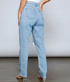 Casual Distressed Straight-Leg Jeans provides a stylish start to creating your best summer outfits of the season with on-trend details for 2023!