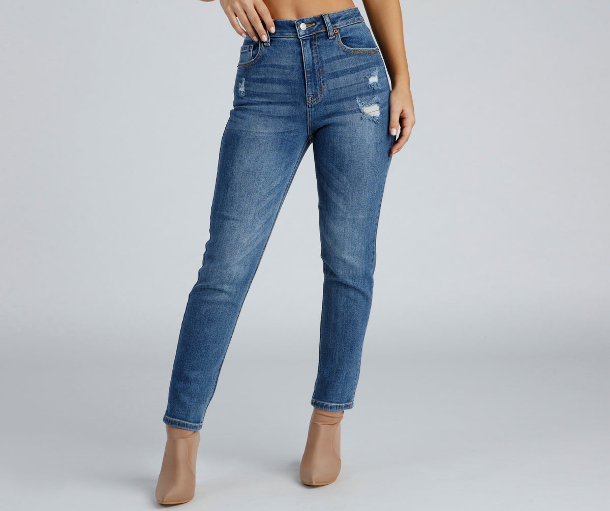 Petite Girlfriend Tonal Applique Cropped Jeans - Chico's