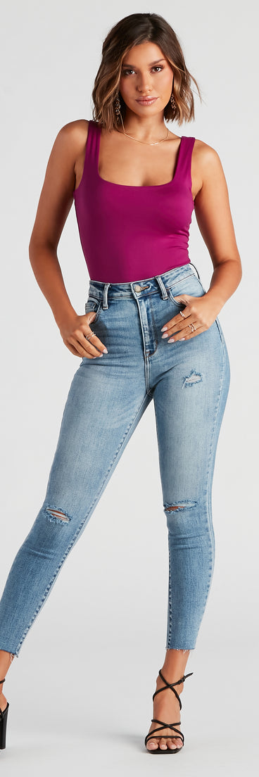 Taylor High Rise Skinny Crop Jeans By Windsor Denim provides a stylish start to creating your best summer outfits of the season with on-trend details for 2023!