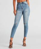 Taylor High Rise Skinny Crop Jeans By Windsor Denim provides a stylish start to creating your best summer outfits of the season with on-trend details for 2023!