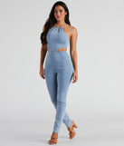 Time For The Weekend Denim Catsuit provides a stylish start to creating your best summer outfits of the season with on-trend details for 2023!
