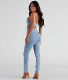 Time For The Weekend Denim Catsuit provides a stylish start to creating your best summer outfits of the season with on-trend details for 2023!