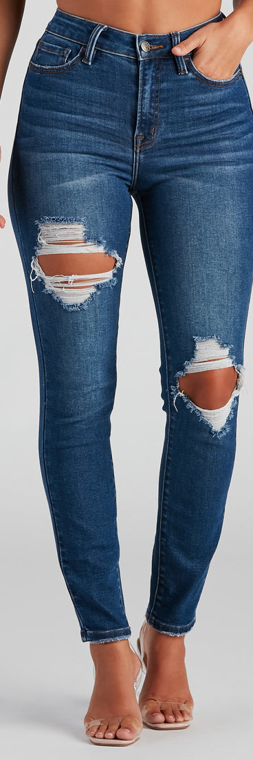 Taylor High-Rise Skinny Ankle Jeans by Windsor Denim for 2023 festival outfits, festival dress, outfits for raves, concert outfits, and/or club outfits