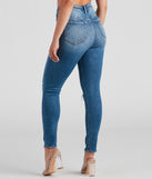 Harper Mid-Rise Skinny Denim Jeans provides a stylish start to creating your best summer outfits of the season with on-trend details for 2023!