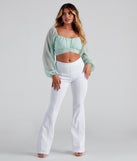 High Rise Flared Denim Jeggings provides a stylish start to creating your best summer outfits of the season with on-trend details for 2023!