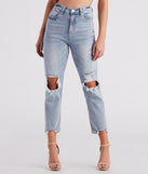 Jay High-Rise Dad Jeans by Windsor Denim is a fire pick to create a concert outfit, 2024 festival looks, outfits for raves, or to complete your best party outfits or clubwear!