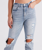 Jay High-Rise Dad Jeans by Windsor Denim is a fire pick to create a concert outfit, 2024 festival looks, outfits for raves, or to complete your best party outfits or clubwear!