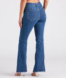 Bri Mid Rise Belted Flare Jeans By Windsor Denim