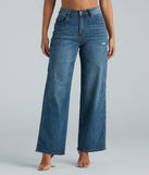 Trish Cargo Wide-Leg Jeans by Windsor Denim