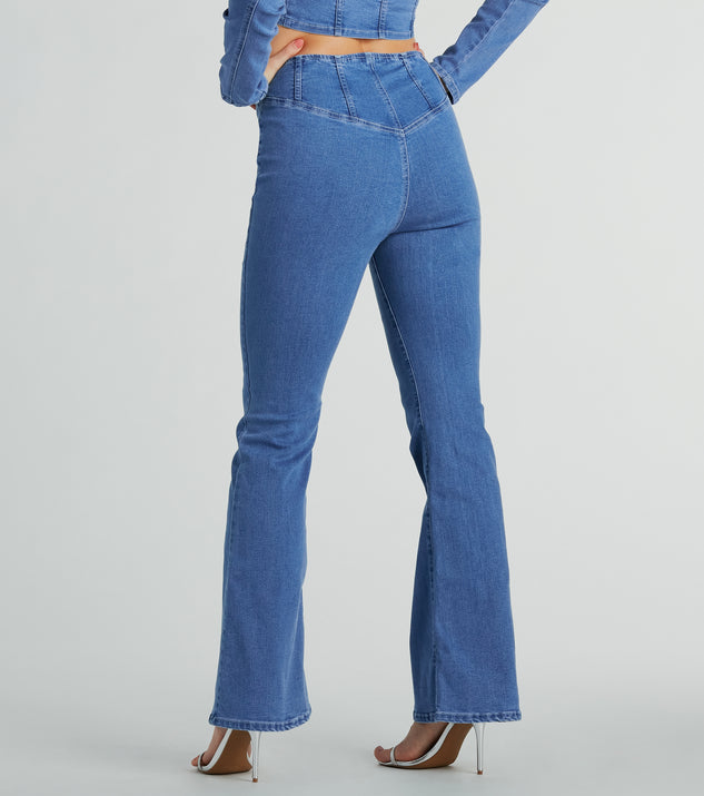 【fa.er.ie】 cut-off denim maxi pants(unisex) ♥2color Two-toned denim pant in light blue | GUCCI® US