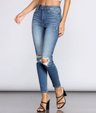 Bella Distressed Super High Rise Jeans for 2022 festival outfits, festival dress, outfits for raves, concert outfits, and/or club outfits