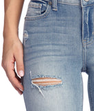 Mid Rise Skinny Crop Jeans for 2022 festival outfits, festival dress, outfits for raves, concert outfits, and/or club outfits