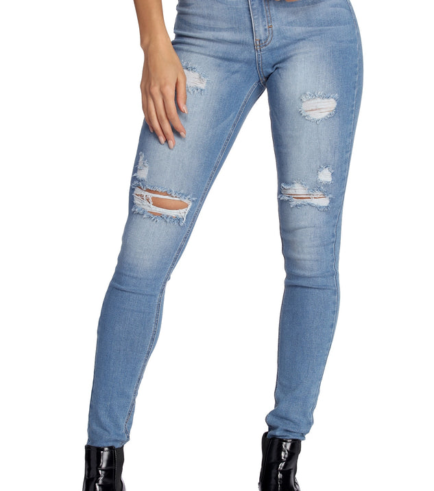 Distressed To Impress Skinny Jeans for 2023 festival outfits, festival dress, outfits for raves, concert outfits, and/or club outfits