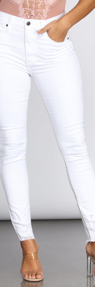 Heart Breaker High Waist Skinny Jeans for 2022 festival outfits, festival dress, outfits for raves, concert outfits, and/or club outfits