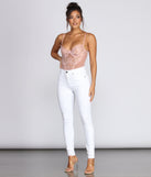 Heart Breaker High Waist Skinny Jeans for 2022 festival outfits, festival dress, outfits for raves, concert outfits, and/or club outfits