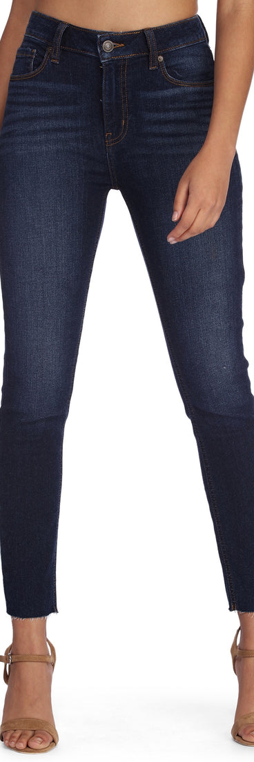 High Rise Skinny Cropped Jeans for 2022 festival outfits, festival dress, outfits for raves, concert outfits, and/or club outfits