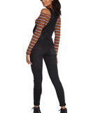 Trendy And Destructed Skinny Overalls