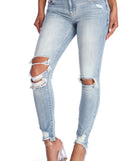 On The Rise Destructed Skinny Jeans for 2023 festival outfits, festival dress, outfits for raves, concert outfits, and/or club outfits
