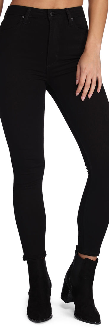 Essential High Rise Skinny Jeans for 2022 festival outfits, festival dress, outfits for raves, concert outfits, and/or club outfits