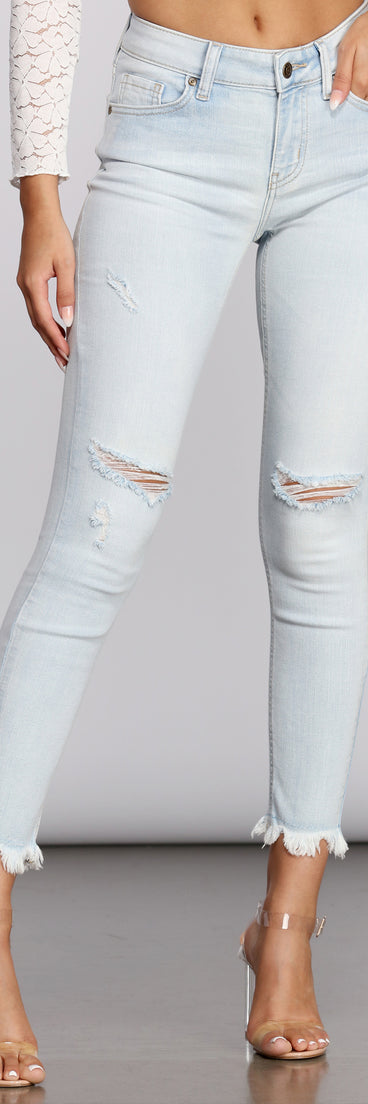 Josie Frayed And Cropped Jeans for 2022 festival outfits, festival dress, outfits for raves, concert outfits, and/or club outfits