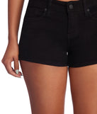 Low Rise Distressed And Cuffed Jean Shorts provides a stylish start to creating your best summer outfits of the season with on-trend details for 2023!