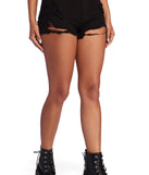 Break Away Destructed Shorts is a trendy pick to create 2023 festival outfits, festival dresses, outfits for concerts or raves, and complete your best party outfits!