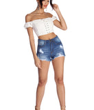 Keeping It Real Denim Shorts for 2022 festival outfits, festival dress, outfits for raves, concert outfits, and/or club outfits