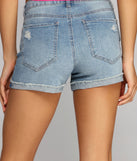 Swing My Way Denim Shorts provides a stylish start to creating your best summer outfits of the season with on-trend details for 2023!