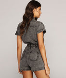 Nostalgia Acid Wash Romper will help you dress the part in stylish holiday party attire, an outfit for a New Year’s Eve party, & dressy or cocktail attire for any event.