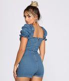Casual Cutie Denim Romper provides a stylish start to creating your best summer outfits of the season with on-trend details for 2023!