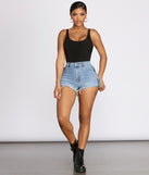 Buckle Up High Waist Shorts provides a stylish start to creating your best summer outfits of the season with on-trend details for 2023!