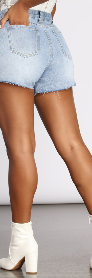 Blinged Out Babe Boyfriend Shorts provides a stylish start to creating your best summer outfits of the season with on-trend details for 2023!