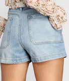 High Waist Belted Denim Shorts provides a stylish start to creating your best summer outfits of the season with on-trend details for 2023!