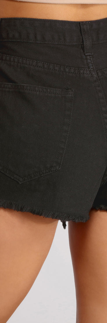 No Better High Waist Distressed Shorts provides a stylish start to creating your best summer outfits of the season with on-trend details for 2023!