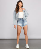 High Rise Frayed Cutoff Shorts for 2023 festival outfits, festival dress, outfits for raves, concert outfits, and/or club outfits
