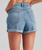 High-Rise Distressed Cuffed Shorts by Windsor Denim provides a stylish start to creating your best summer outfits of the season with on-trend details for 2023!