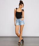 Fab And Frayed High Waist Denim Shorts provides a stylish start to creating your best summer outfits of the season with on-trend details for 2023!