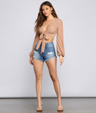 Cool Girl Chic High Rise Denim Shorts for 2023 festival outfits, festival dress, outfits for raves, concert outfits, and/or club outfits