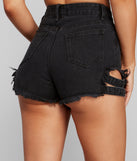 Second Look Bar Strap Cutoff Shorts provides a stylish start to creating your best summer outfits of the season with on-trend details for 2023!