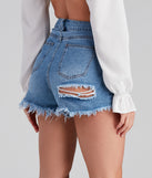 Reese High Rise Destructed Denim Shorts by Windsor Denim provides a stylish start to creating your best summer outfits of the season with on-trend details for 2023!