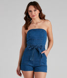 Easy Denim Days Romper is a trendy pick to create 2023 festival outfits, festival dresses, outfits for concerts or raves, and complete your best party outfits!