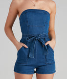 Easy Denim Days Romper provides a stylish start to creating your best summer outfits of the season with on-trend details for 2023!