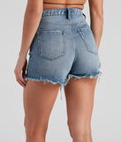 Reese Extra High Waist Cutoff Denim Shorts by Windsor Denim provides a stylish start to creating your best summer outfits of the season with on-trend details for 2023!